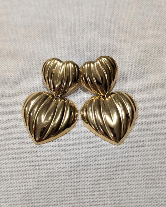Boucles d'oreilles coeur