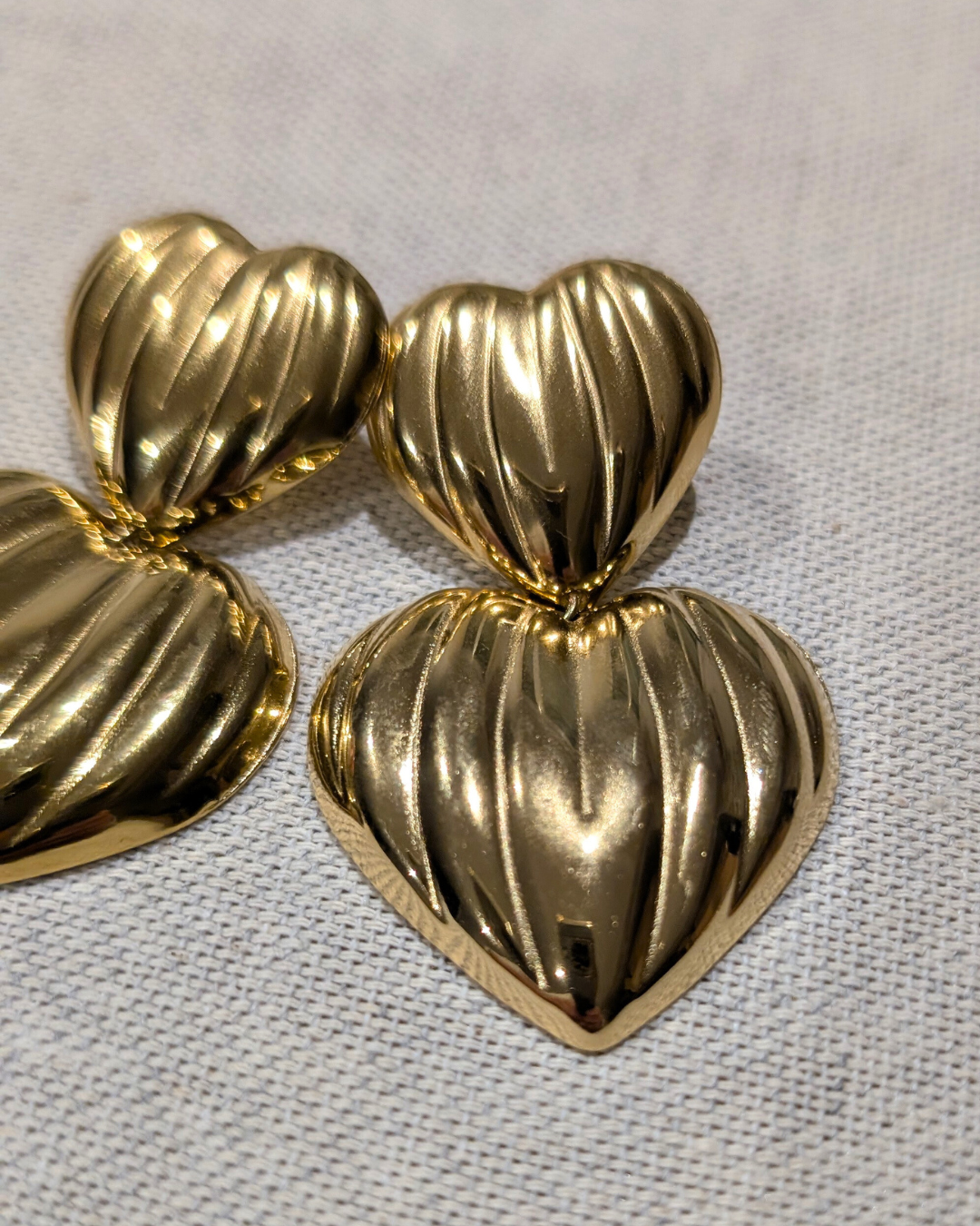 Boucles d'oreilles coeur