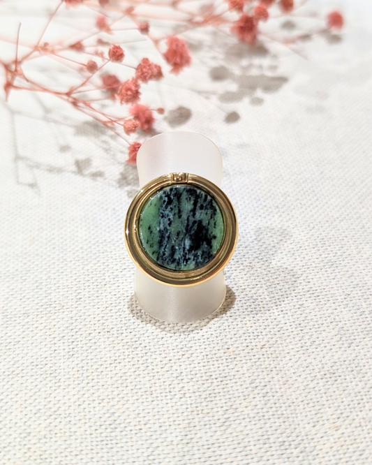 Bague Zaïna Jaspe Africaine