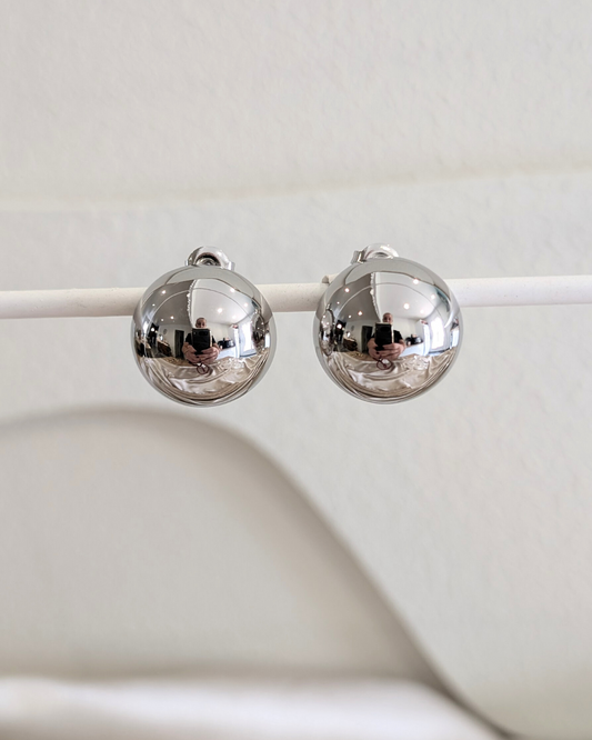 Boucles d'oreilles Alina argentées