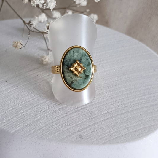 Bague June verte