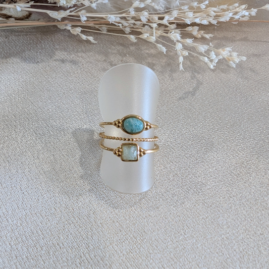 Bague Lunatéssa Amazonite