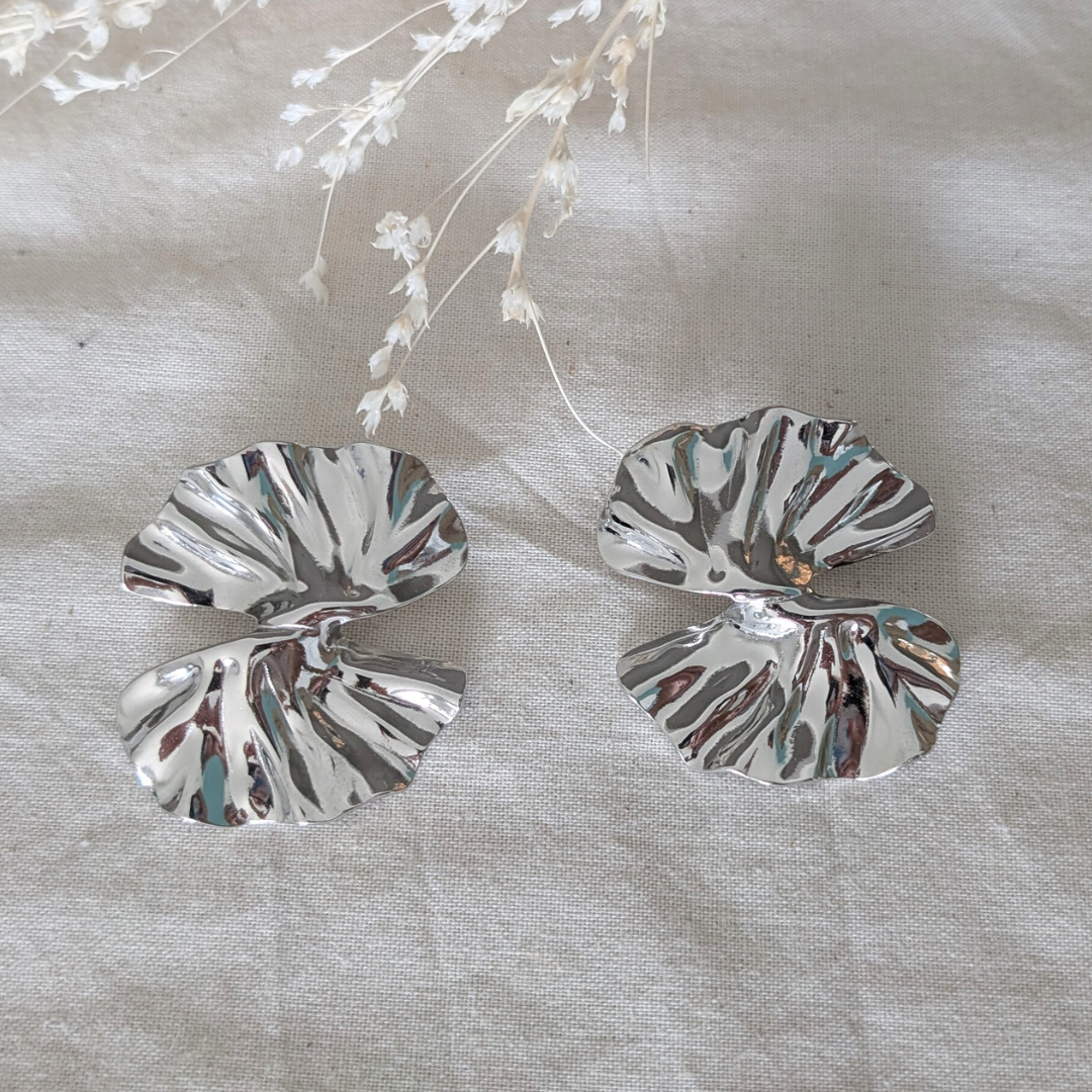 Boucles d'oreilles Soraya argentées