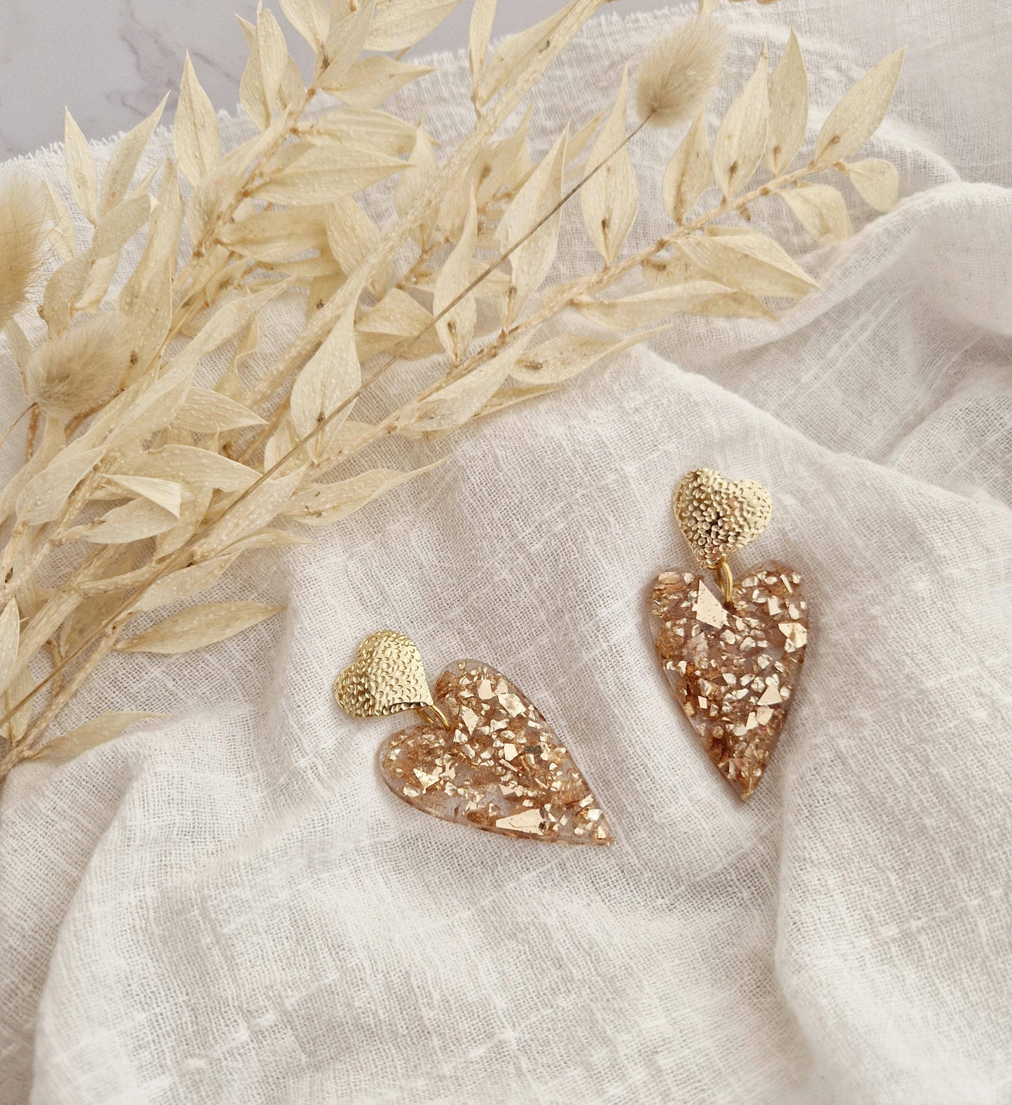 Boucles d'oreilles Big Love or